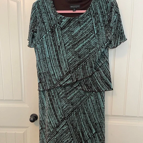 rainbow layered dress Tiered Maxi Dress – a rainbow in your cloud main image 1